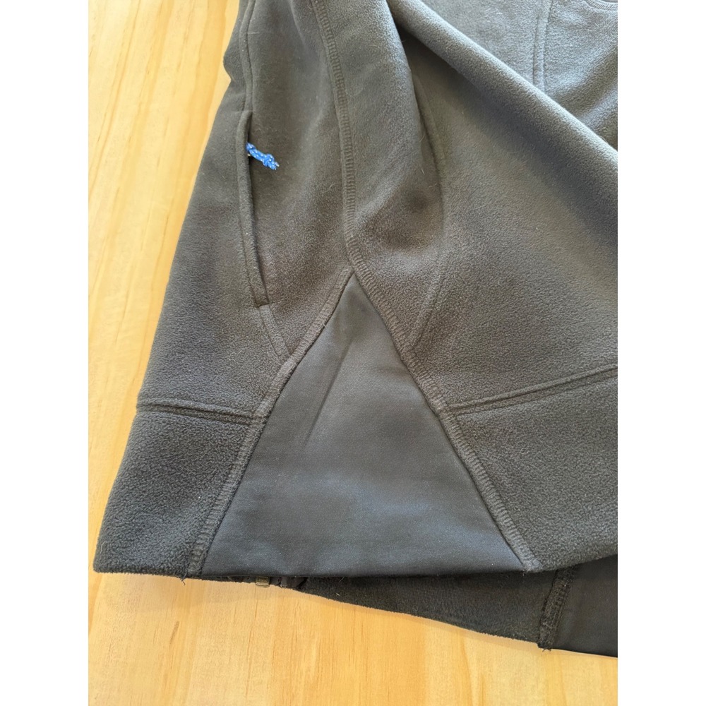 Columbia Kansas Jayhawks KU Fleece Vest Womens Small‎ Black Full Zip XL1942 - Picture 10 of 10